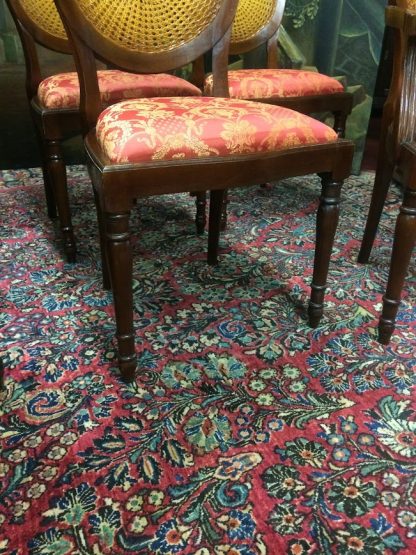 Vintage Dining Chairs, Cupid Dining Chairs, Caned Back Chairs, Set of Six Chairs - Image 10