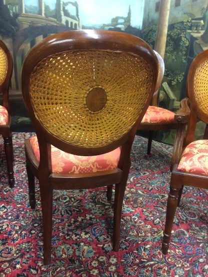 Vintage Dining Chairs, Cupid Dining Chairs, Caned Back Chairs, Set of Six Chairs - Image 11