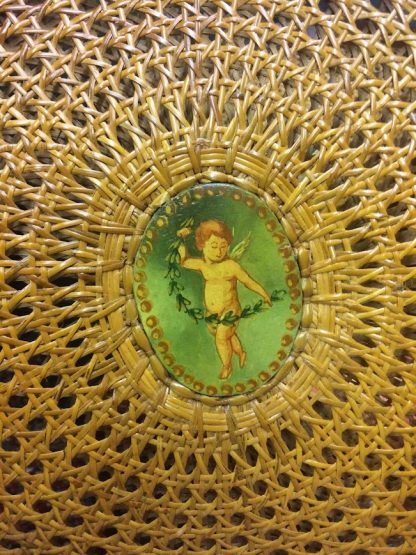 Vintage Dining Chairs, Cupid Dining Chairs, Caned Back Chairs, Set of Six Chairs - Image 3