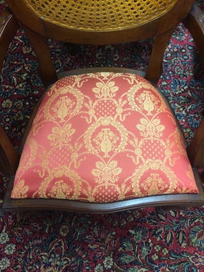 Vintage Dining Chairs, Cupid Dining Chairs, Caned Back Chairs, Set of Six Chairs - Image 4