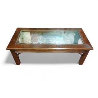 Vintage Coffee Table, Glass Top Coffee Table, Lane Furniture