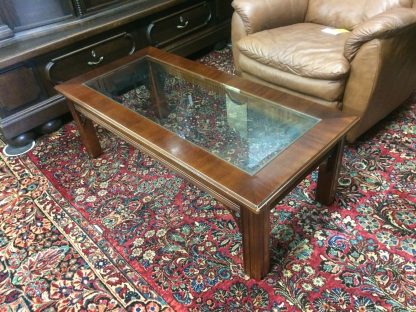 Vintage Coffee Table, Glass Top Coffee Table, Lane Furniture - Image 5