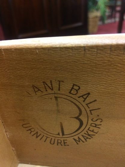 Vintage Maple Secretary Desk, Vintage Slant Front Desk, Conant Ball Furniture - Image 4