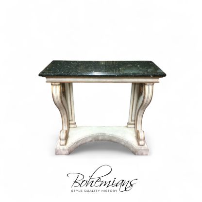 Vintage Granite Console, Neoclassical Style Console Table, Entryway Table