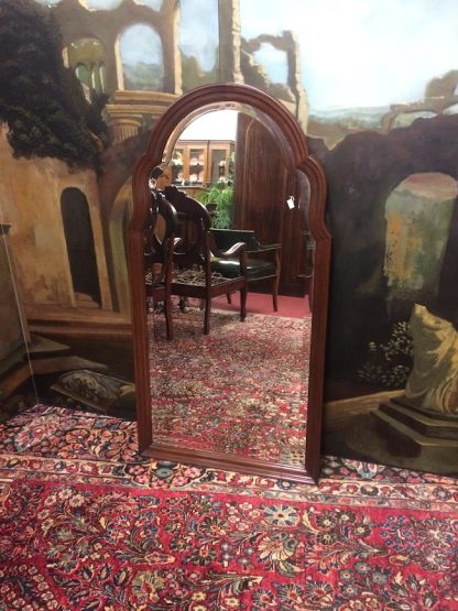 Vintage Wall Mirror, Councill Craftsman Wall Mirror, Cherry Beveled Mirror - Image 3