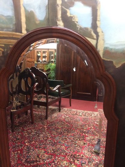 Vintage Wall Mirror, Councill Craftsman Wall Mirror, Cherry Beveled Mirror - Image 4