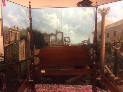 Vintage Poster Bed, Carved Four Poster Bed, Queen Sized Poster Bed, Craftique Furniture - Image 3