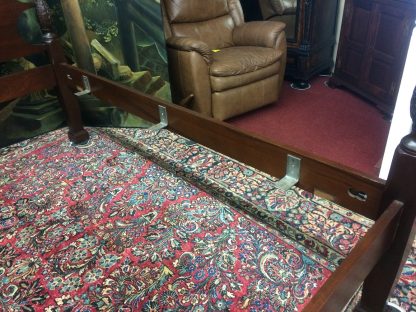 Vintage Poster Bed, Carved Four Poster Bed, Queen Sized Poster Bed, Craftique Furniture - Image 6