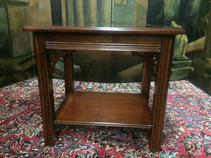 Vintage End Table, Glass Top End Table, Lane Furniture End Table - Image 3