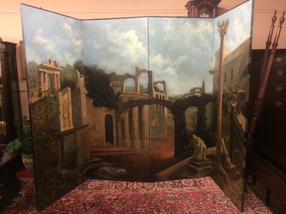 Vintage Maitland Smith Decorative Screen, Large Room Divider, Antique Screen - Image 2