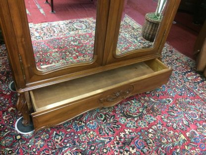 Antique French Wardrobe, Armoire with Mirrors, Two Door Armoire Antique - Image 7
