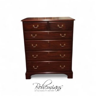 Vintage Chest of Drawers, Henkel Harris Chest of Drawers, Tall Chest, Mahogany Dresser