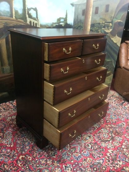 Vintage Chest of Drawers, Henkel Harris Chest of Drawers, Tall Chest, Mahogany Dresser - Image 6