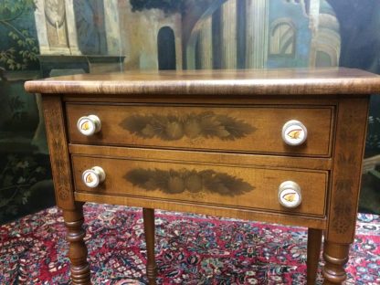 Vintage Hitchcock Stand, Hitchcock End Table, Two Drawer End Table Hitchcock Furniture - Image 4