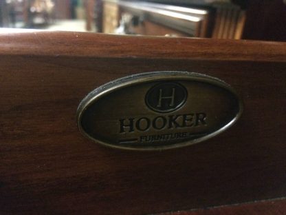 Vintage Three Section Bookcase, Hooker Bookcase Cabinet, Large Bookcase Wall Unit - Image 12