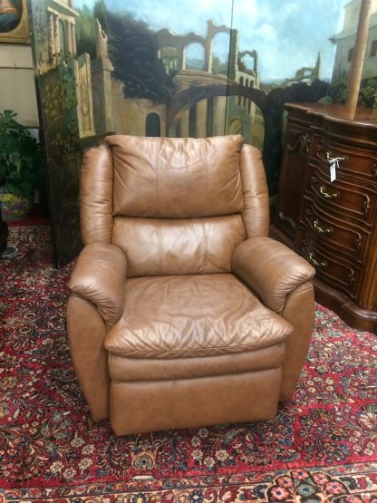Vintage Rocker Recliner, Leather Recliner, Lane Furniture, Rocking Reclining Chair - Image 4
