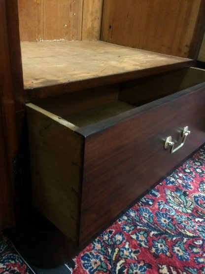 Antique Mahogany Wardrobe, Double Door Wardrobe, Large Antique Armoire - Image 9