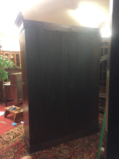 Antique Mahogany Wardrobe, Double Door Wardrobe, Large Antique Armoire - Image 15