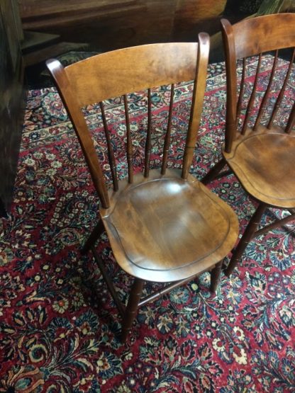 Vintage Dining Chairs, Nichols and Stone Chairs, Set of Four
