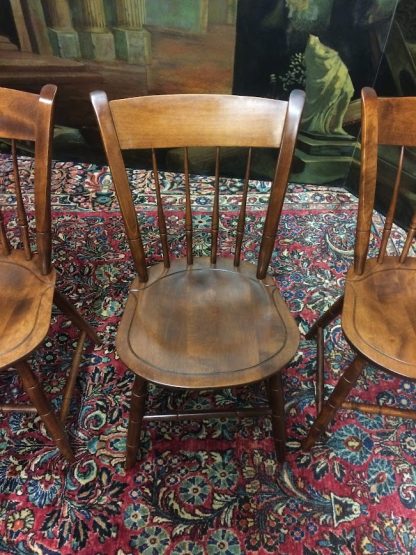 Vintage Dining Chairs, Nichols and Stone Chairs, Set of Four - Image 8