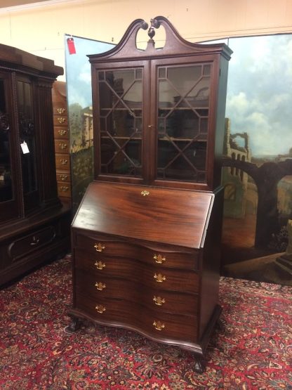 Vintage Secretary Desk, Mahogany Secretary Desk, Colonial Furniture - Image 2