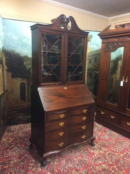 Vintage Secretary Desk, Mahogany Secretary Desk, Colonial Furniture - Image 3