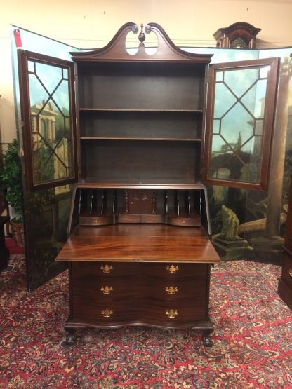 Vintage Secretary Desk, Mahogany Secretary Desk, Colonial Furniture - Image 4
