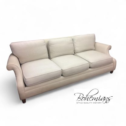 Vintage Thomasville Sofa, Three Seat Sofa, Beige Neutral Sofa, Quality Sofa
