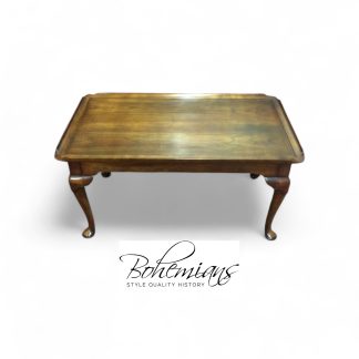 Vintage Coffee Table, Cherry Coffee Table, Attributed to Statton Furniture