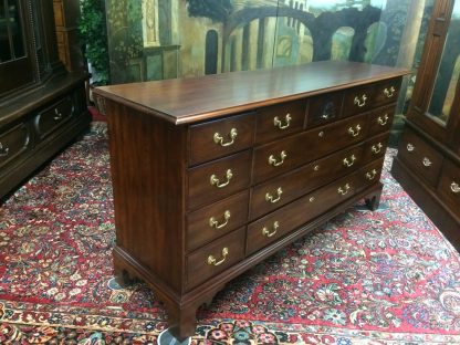 Vintage Statton Dresser, Cherry 14 Drawer Dresser, Long Dresser, Statton Trutype Dresser - Image 6