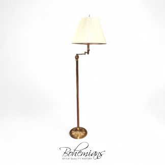 Vintage Floor Lamp, Stiffel Floor Lamp, Swing Arm Lamp with Three Way Light