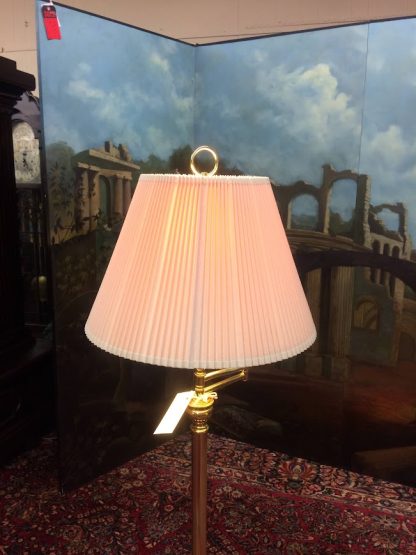 Vintage Floor Lamp, Stiffel Floor Lamp, Swing Arm Lamp with Three Way Light