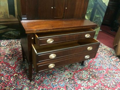 Vintage Tambour Desk, Federal Style Desk, Mahogany Desk Vintage - Image 11