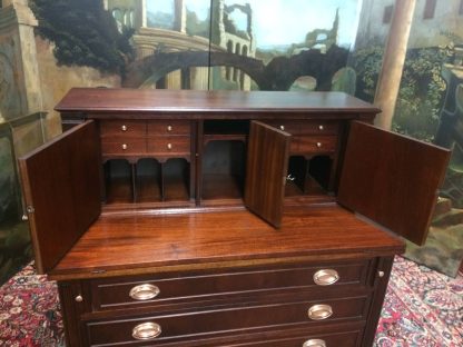 Vintage Tambour Desk, Federal Style Desk, Mahogany Desk Vintage - Image 4