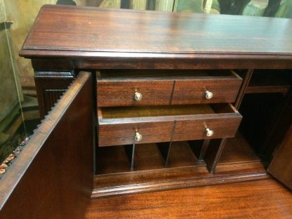 Vintage Tambour Desk, Federal Style Desk, Mahogany Desk Vintage - Image 5