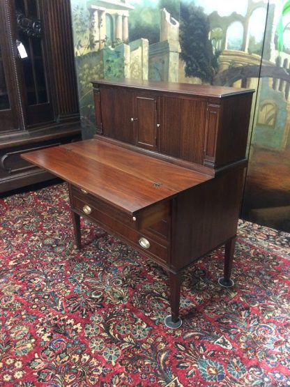 Vintage Tambour Desk, Federal Style Desk, Mahogany Desk Vintage - Image 8