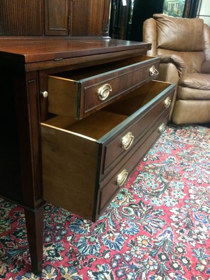 Vintage Tambour Desk, Federal Style Desk, Mahogany Desk Vintage - Image 9