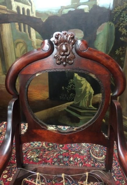 Victorian Parlor Chairs, Antique Chair Frames, 1800s Chairs to Reupholster - Image 3