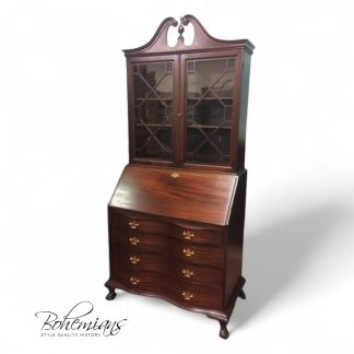 Vintage Secretary Desk, Mahogany Secretary Desk, Colonial Furniture