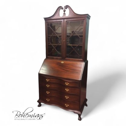 Vintage Secretary Desk, Mahogany Secretary Desk, Colonial Furniture