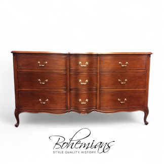 Vintage Cherry Dresser, French Style Dresser, Drexel Furniture Dresser