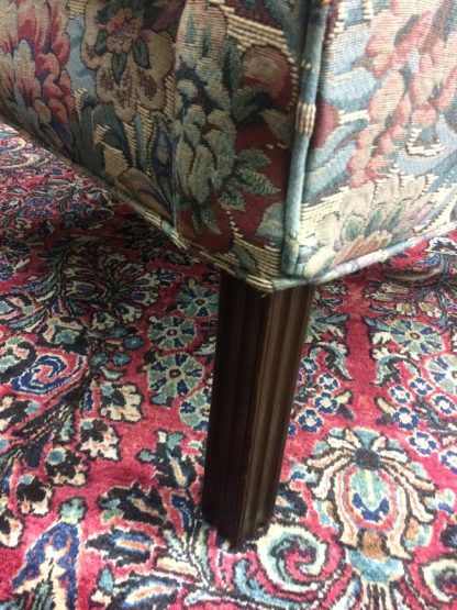 Antique English Style Wing Chair, Fireside Chair - Image 6