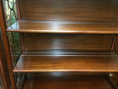 Vintage Mahogany China Cabinet, Vintage China Closet, Display Cabinet, Federal Style - Image 7