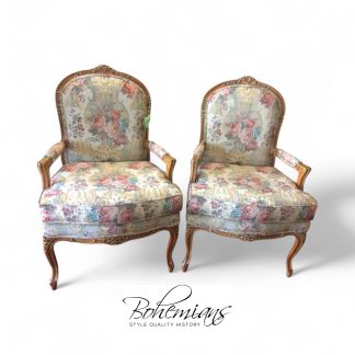 Vintage French Style Chairs, Louis XV Style Chairs