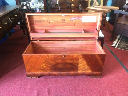 Antique Cedar Chest, Waterfall Cedar Chest, Blanket Box, Blanket Chest - Image 3