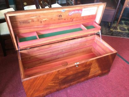 Antique Cedar Chest, Waterfall Cedar Chest, Blanket Box, Blanket Chest - Image 4