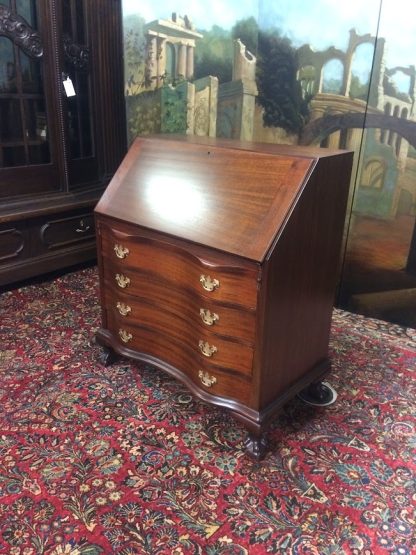 Vintage Maddox Secretary Desk, Slant Front Desk, Mahogany Desk - Image 5