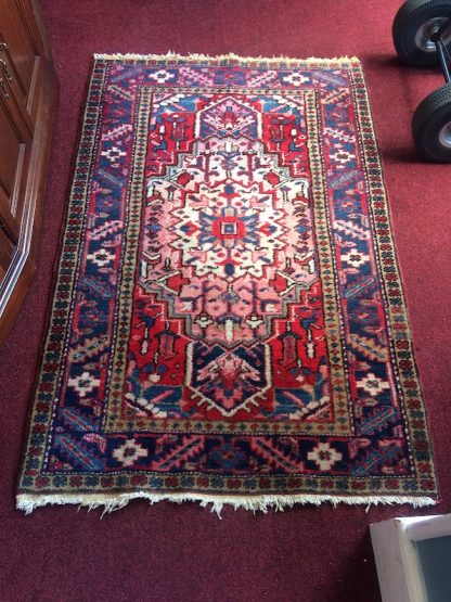 Persian Area Rug, Heriz Persian Rug, Throw Rug - Image 2