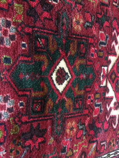 Vintage Persian Runner, Heriz Style Runner Rug, 12 ft Runner - Image 6