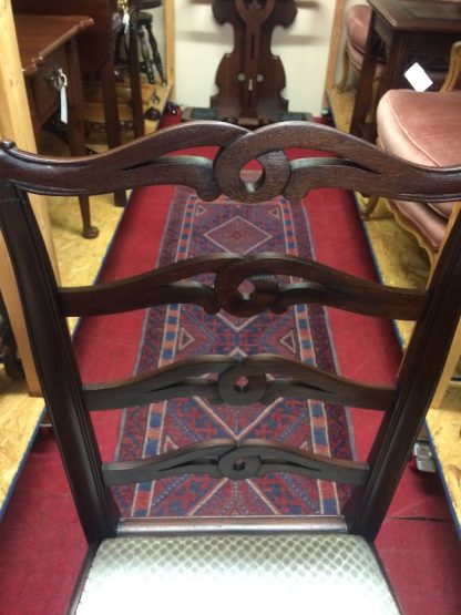Mahogany Dining Chairs, Antique Dining Chairs, Ribbon Back Chairs, Set of Six - Image 8